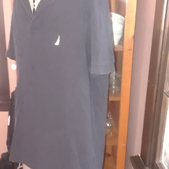 Size Large nautica navy blue polo shirt - Picture 3 of 9